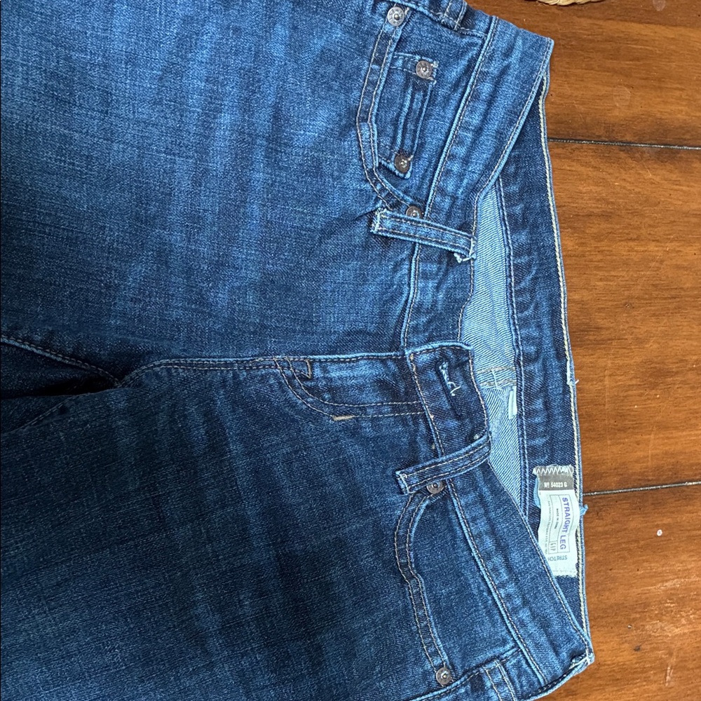 GAP Women's Straight Leg Jeans - Dark Blue